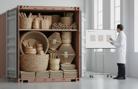 Case Study: How Strategic Packing of Rattan & Seagrass Handicrafts Cut Freight Costs by 30%